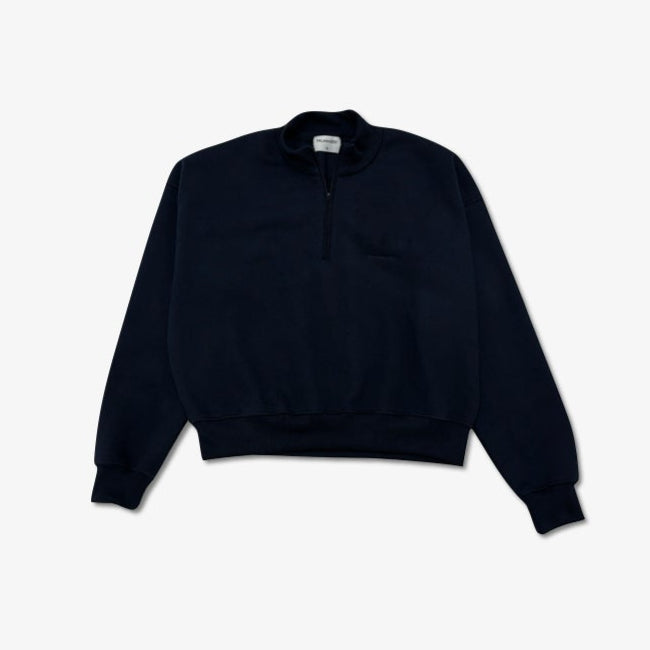 naptime SWEAT NAVYセット Men's Navy Navy Midshipmen Big Cotton Quarter-Zip Pullover